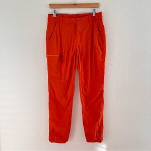 REI Co-Op Trailmade Hiking Pants Orange Outdoor Camping Comfort Sun Protection